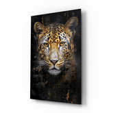 Leopard Glass Wall Art.